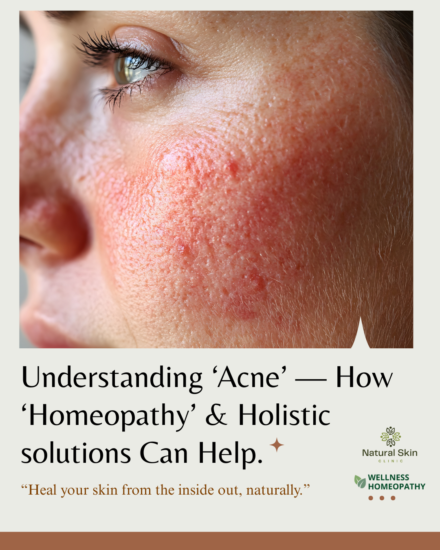 Understanding Acne- How Homeopathy & Holistic solutions can help?